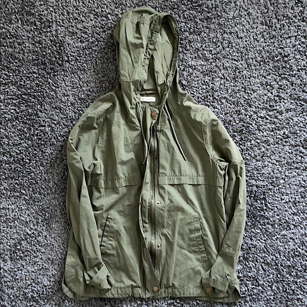 green jacket